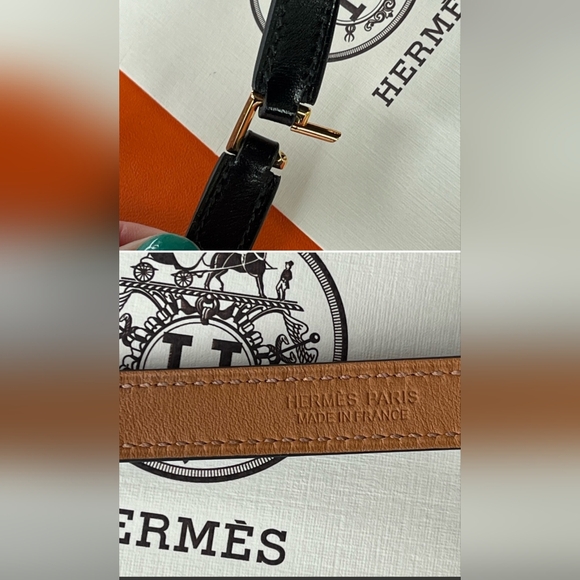 Hermes Rivale Double Tour leather bracelet - Picture 2 of 6